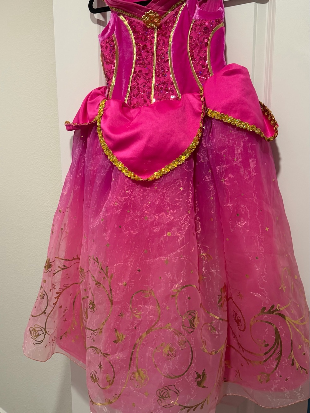 Disney world sleeping beauty dress from bibbidi bobbidi boutique
